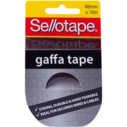 Sellotape Gaffa Tape 48mmx10m Black 
