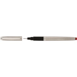 ARTLINE SIGNATURE SILVER Fineliner Pen Red Ink 