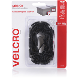 VELCRO H/L DOTS 16MM 75PK